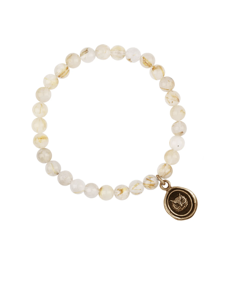 Pyrrha Pyrrha-Witty Appreciation Talisman Stretch Stone Bracelet