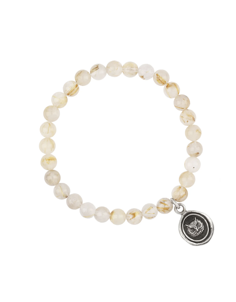 Pyrrha Pyrrha-Witty Appreciation Talisman Stretch Stone Bracelet