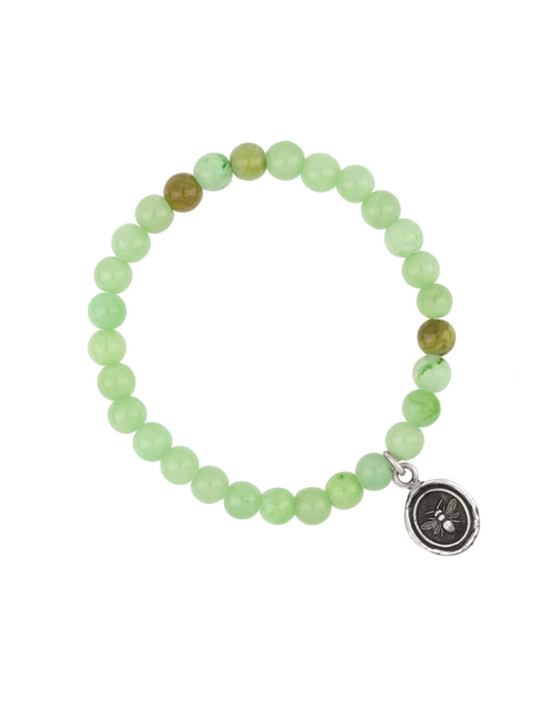 Pyrrha Pyrrha-Motivated Appreciation Talisman Stretch Stone Bracelet