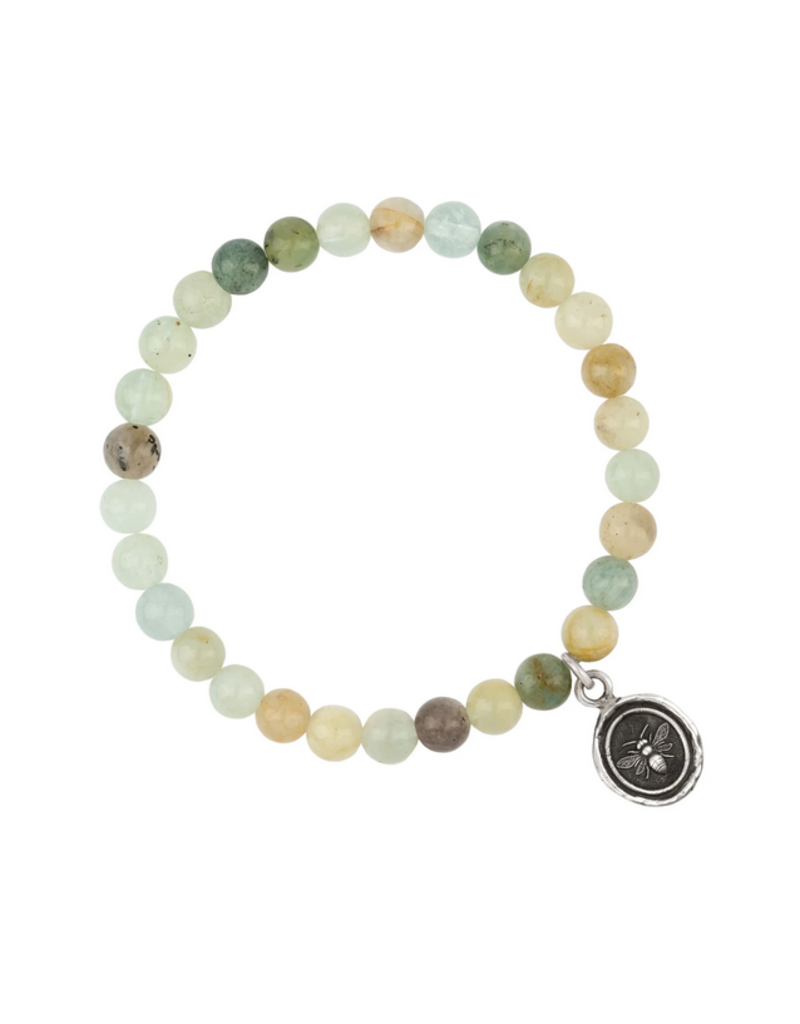 Pyrrha Pyrrha-Motivated Appreciation Talisman Stretch Stone Bracelet