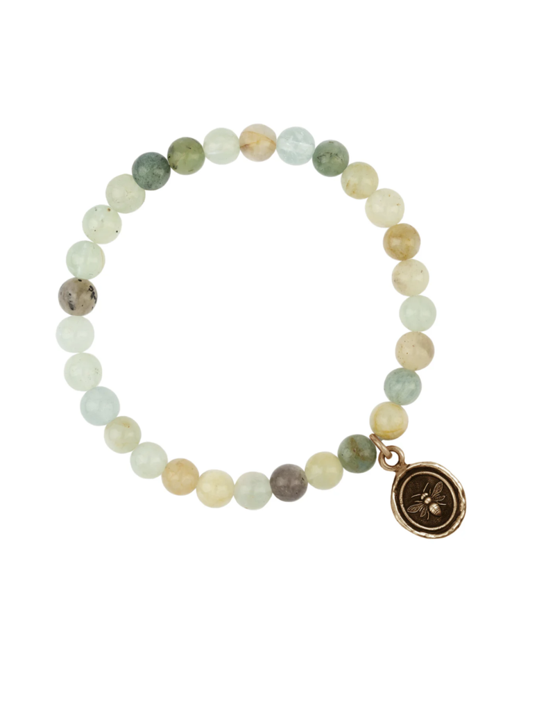 Pyrrha Pyrrha-Motivated Appreciation Talisman Stretch Stone Bracelet