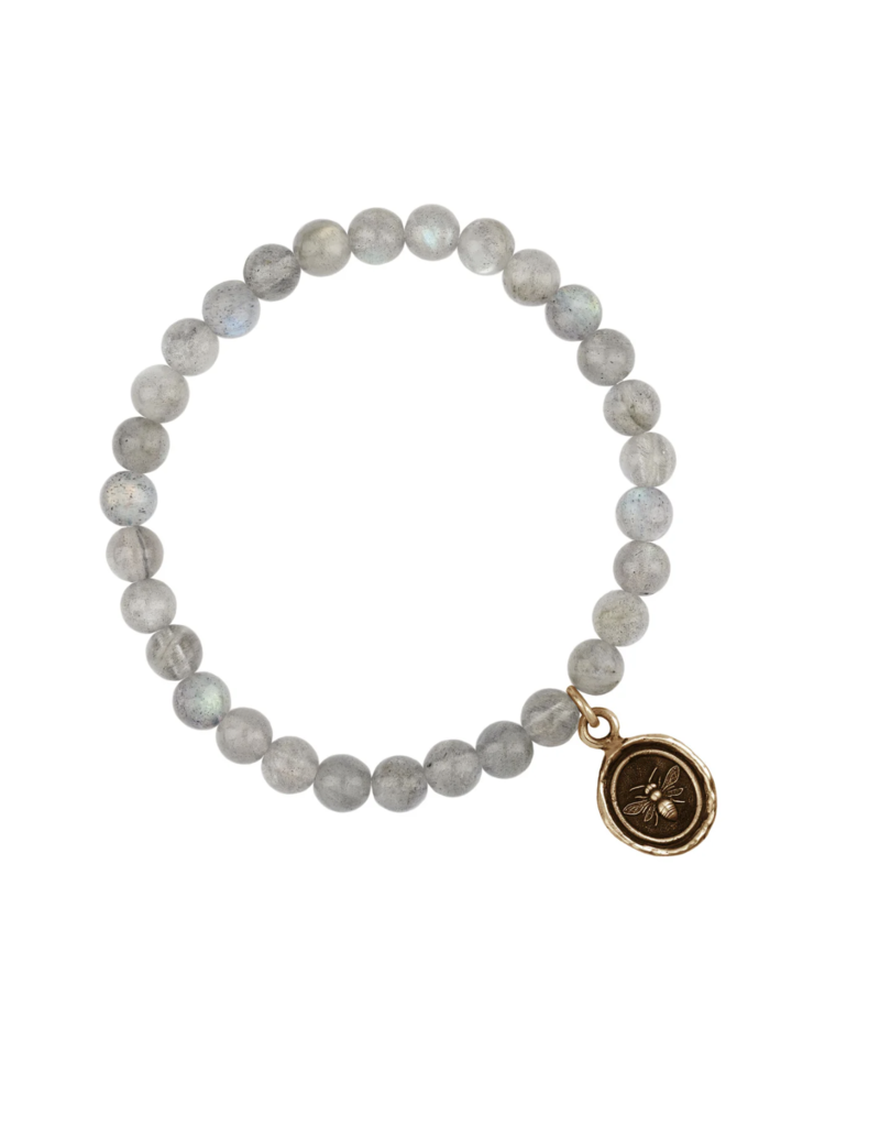 Pyrrha Pyrrha-Motivated Appreciation Talisman Stretch Stone Bracelet
