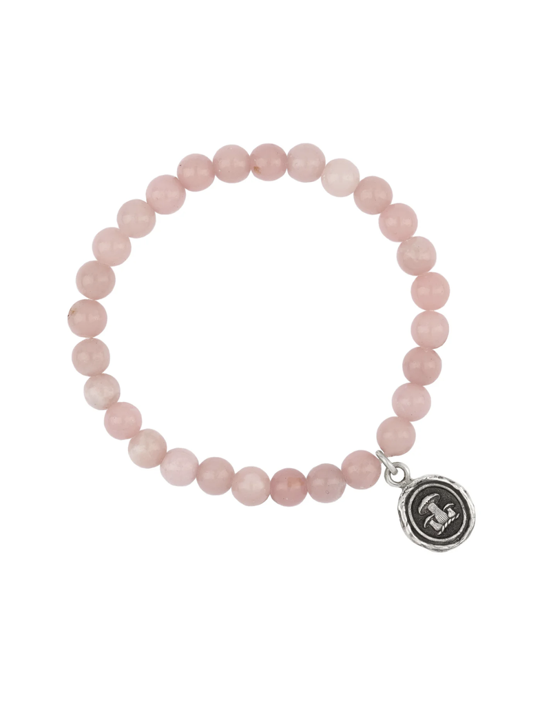 Pyrrha Pyrrha-Earthy Appreciation Talisman Stretch Stone Bracelet