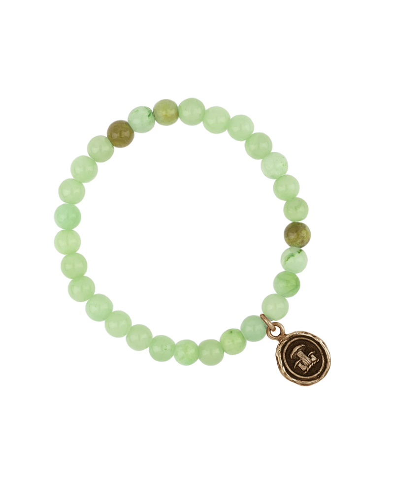 Pyrrha Pyrrha-Earthy Appreciation Talisman Stretch Stone Bracelet