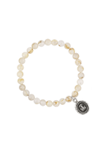 Pyrrha Pyrrha-Earthy Appreciation Talisman Stretch Stone Bracelet