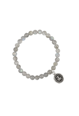 Pyrrha Pyrrha-Earthy Appreciation Talisman Stretch Stone Bracelet
