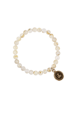 Pyrrha Pyrrha-Earthy Appreciation Talisman Stretch Stone Bracelet