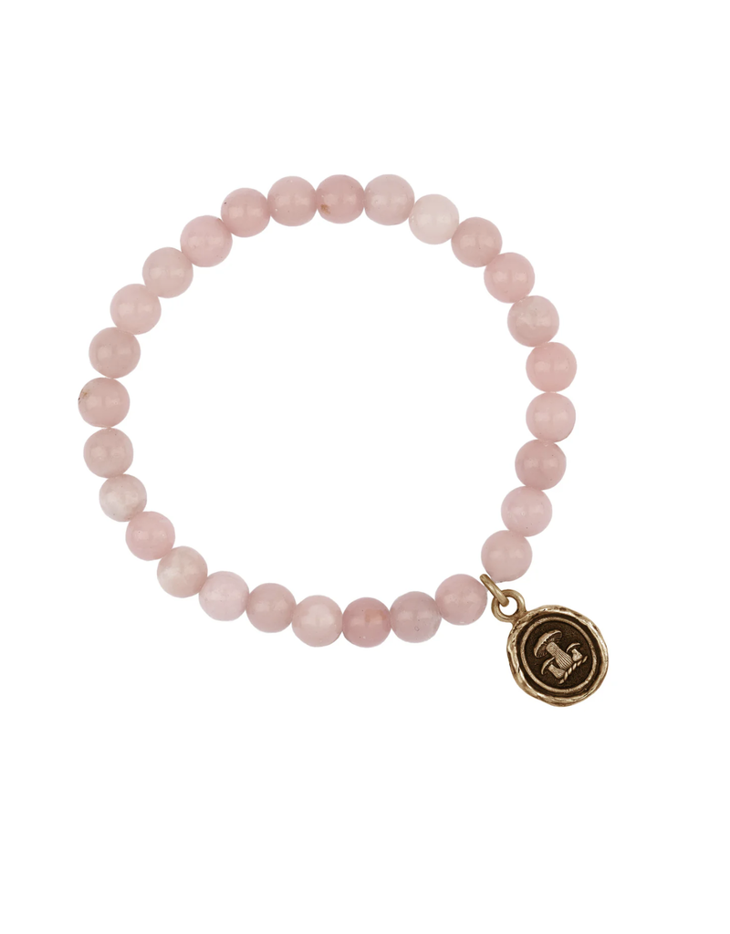 Pyrrha Pyrrha-Earthy Appreciation Talisman Stretch Stone Bracelet