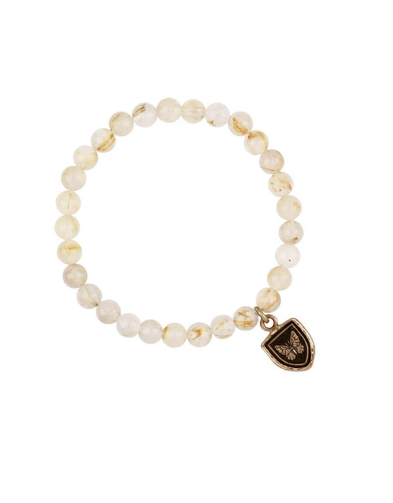 Pyrrha Pyrrha-Ever Changing Appreciation Talisman Stretch Stone Bracelet