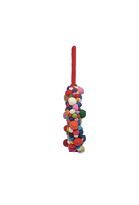 Torre & Tagus MODWOOL-Felt Ball 13" Diameter Decorative Wreath - Multicolor
