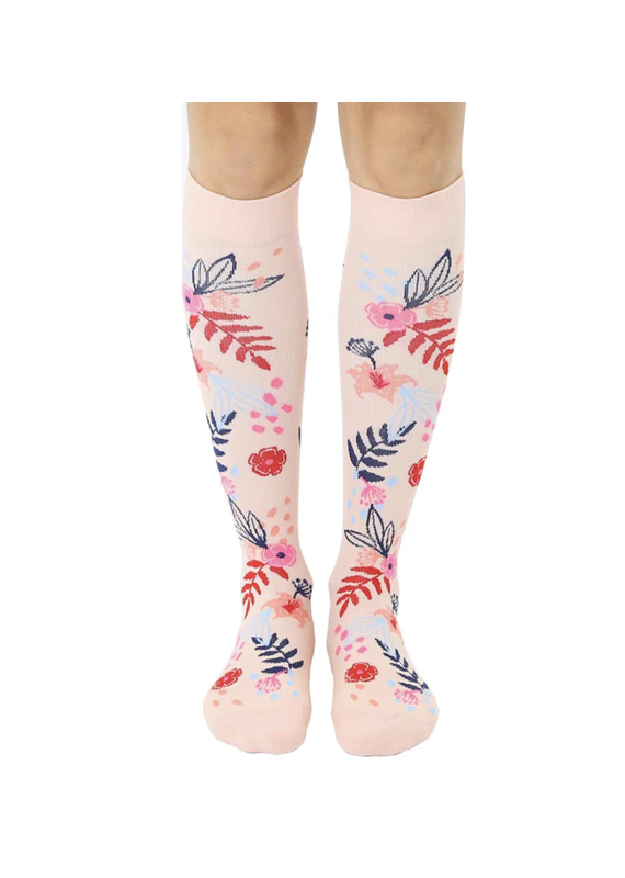 Living Royal Floral Compression Socks