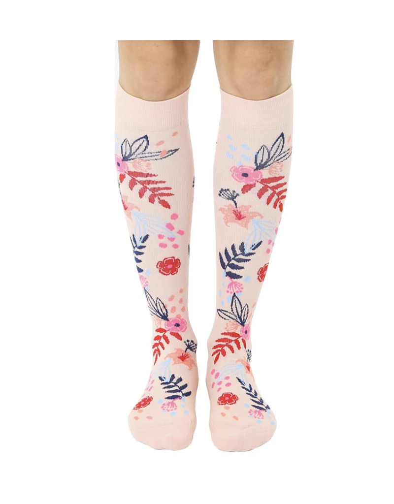 Living Royal Floral Compression Socks