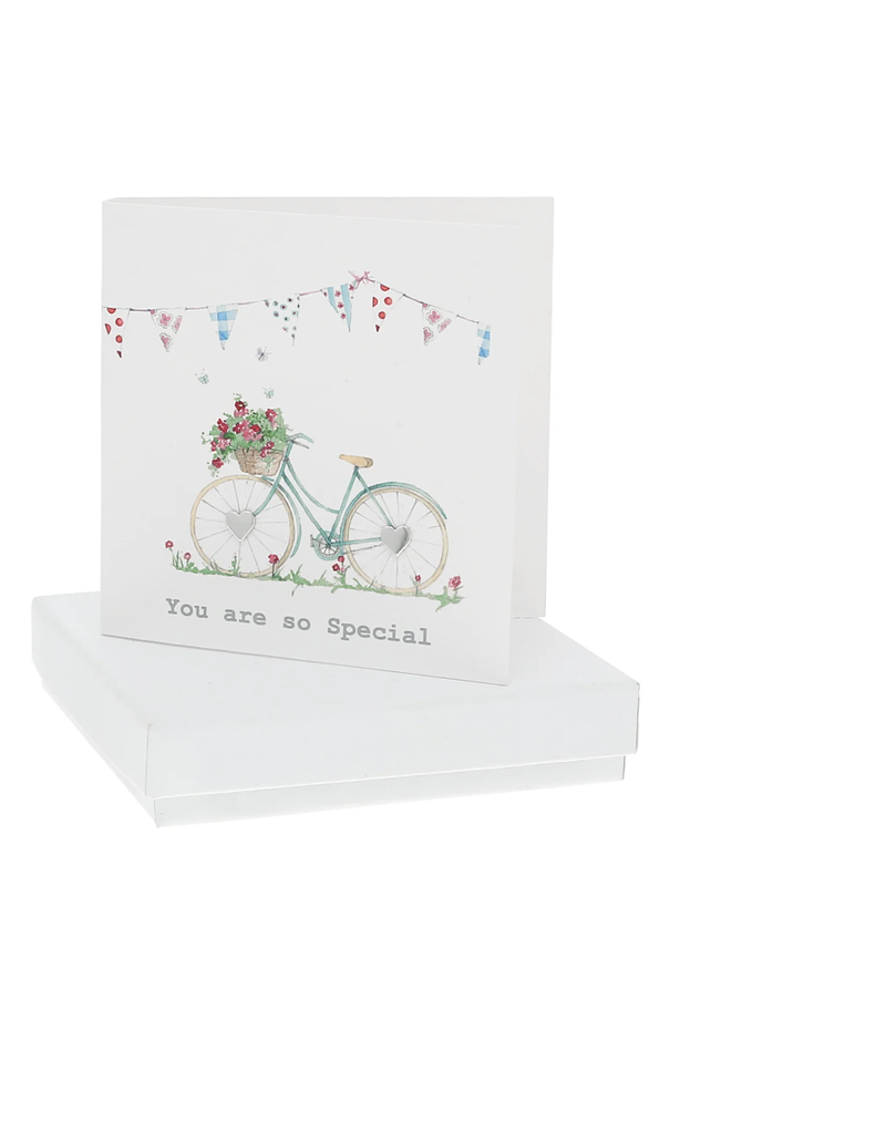 Pavilion So Special 7mm Sterling Silver Heart Stud Earrings/Card