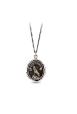 Pyrrha Pyrrha-Struggle and Emerge 14K Gold on Silver Talisman