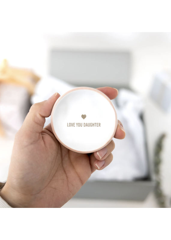 Pavilion Love You Daughter-Trinket Dish-2.25"