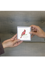 Pavilion Cardinals Appear 4mm-Earrings/Card