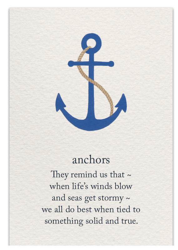 Meaning Of Life-A Cardthartic Experience Anchors Friendship Card