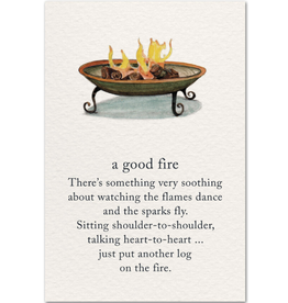 Meaning Of Life-A Cardthartic Experience A Good Fire Friendship Card