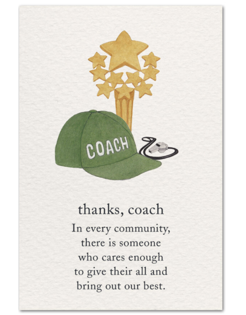Meaning Of Life-A Cardthartic Experience Coach Thank You Card