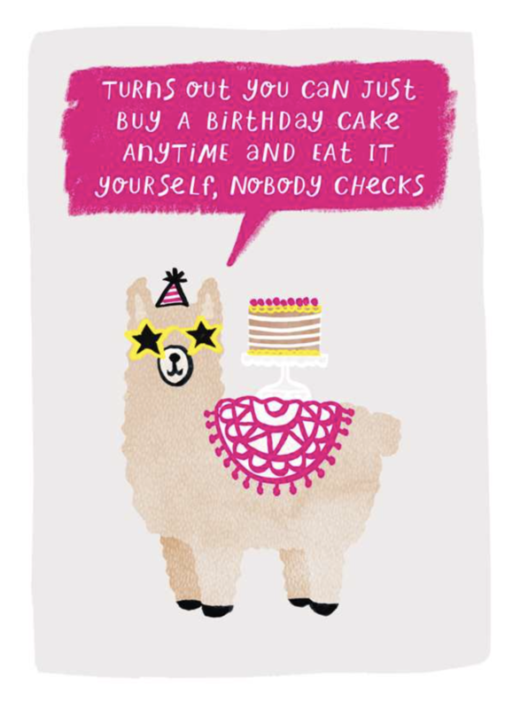 Abacus Cards Happy Birthday Cake Greeting Cards