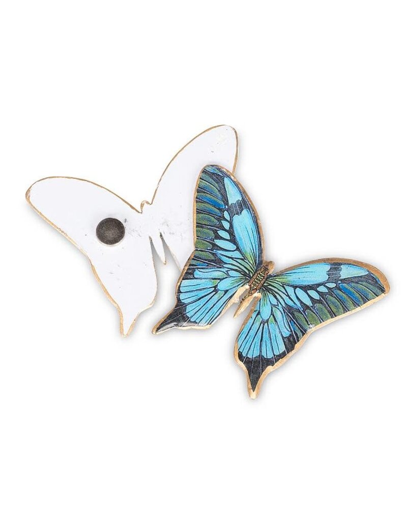 Abbott Butterfly-Two-Sided Magnet Decor-2"W