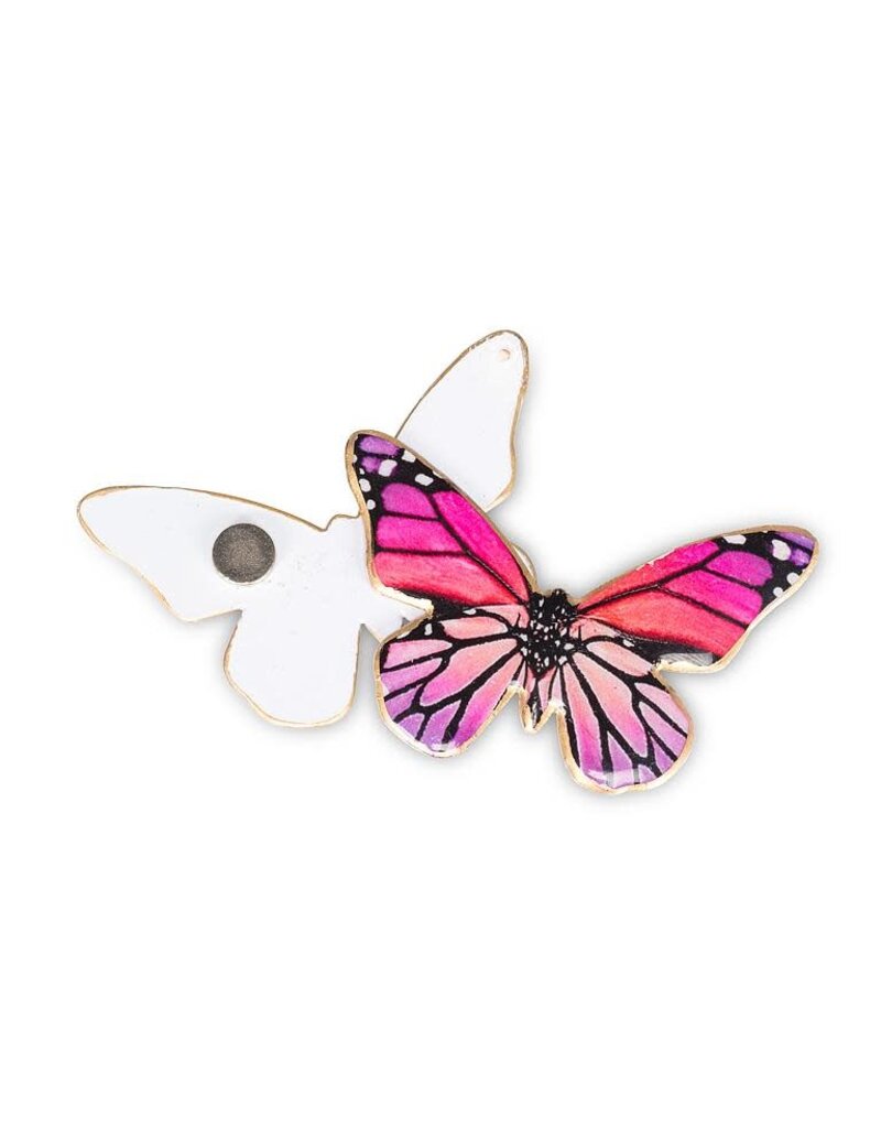 Abbott Butterfly-Two-Sided Magnet Decor-2"W