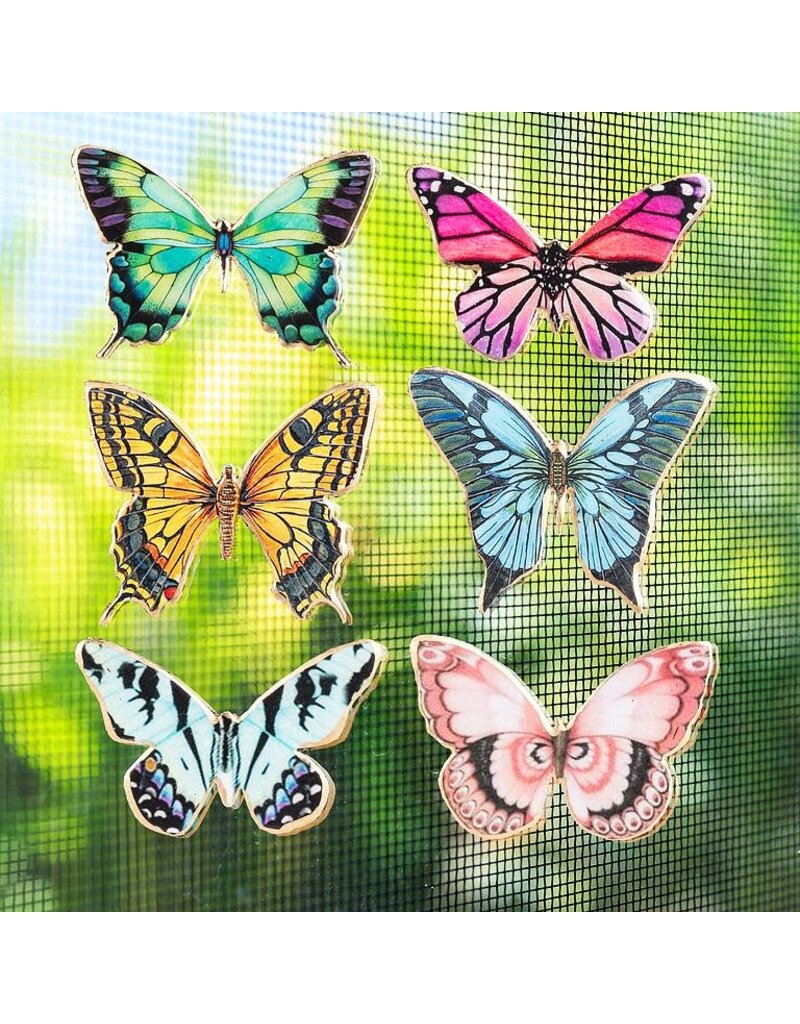 Abbott Butterfly-Two-Sided Magnet Decor-2"W