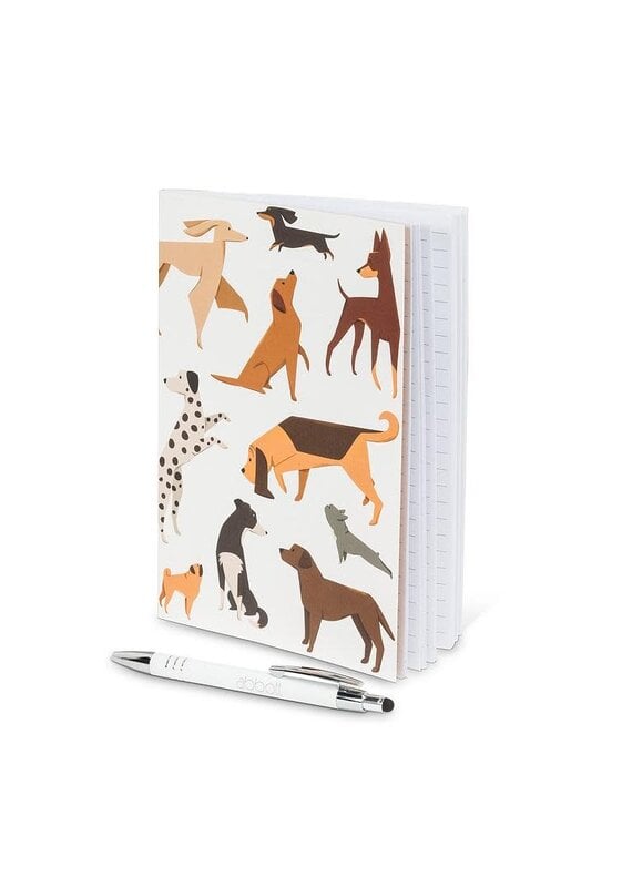 Abbott Multi Dogs Lined Notebook-6"x8"L