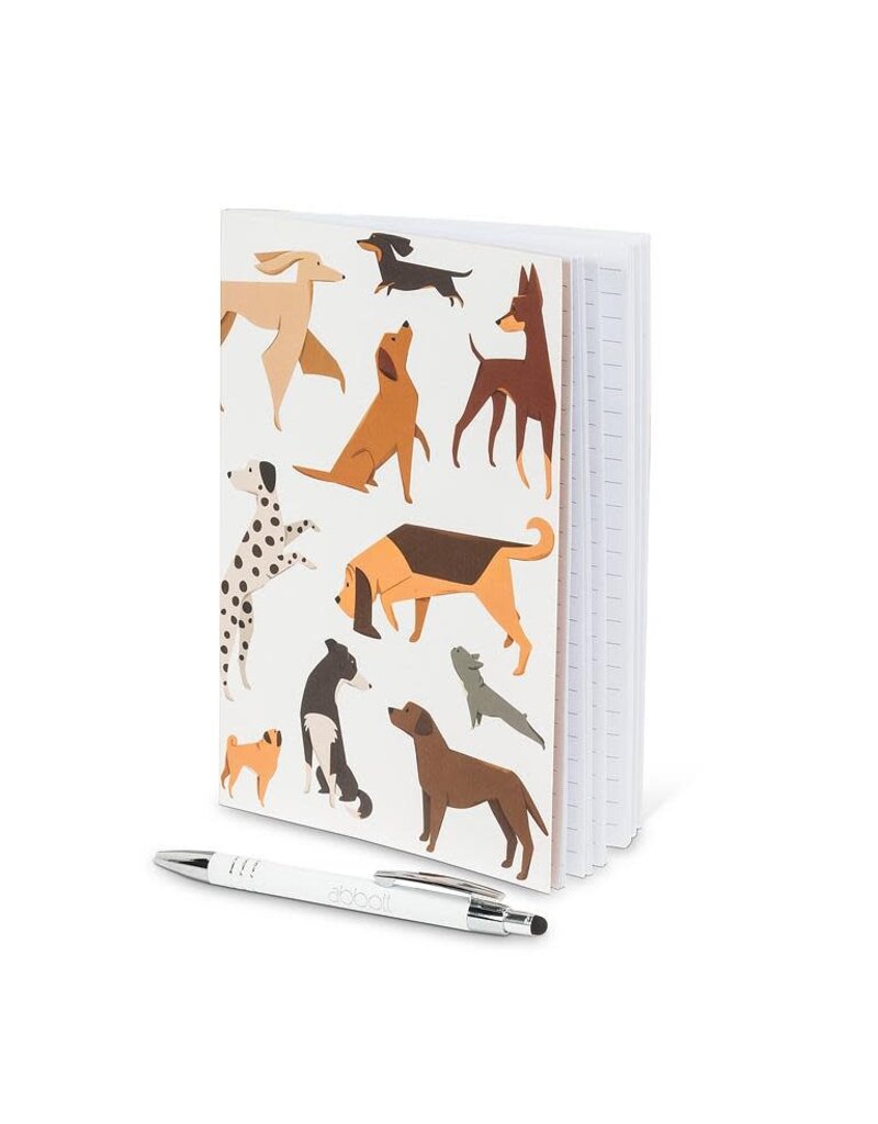 Abbott Multi Dogs Lined Notebook-6"x8"L
