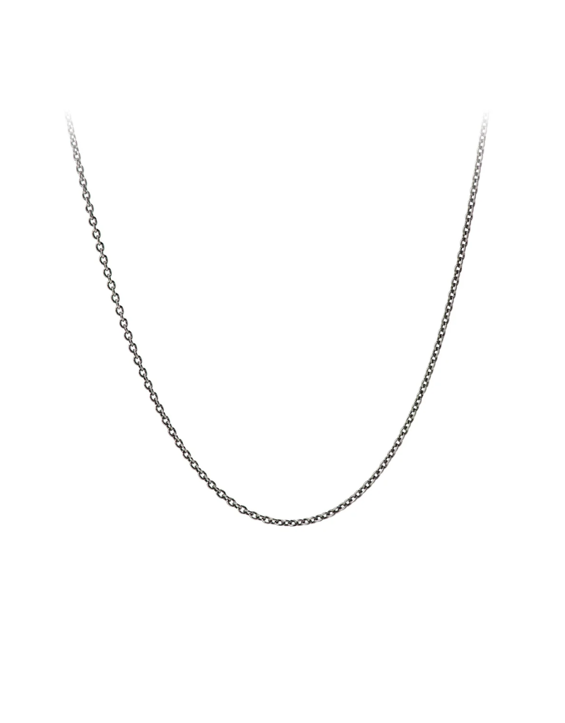 Pyrrha Pyrrha-Fine Cable Chain-Blackened