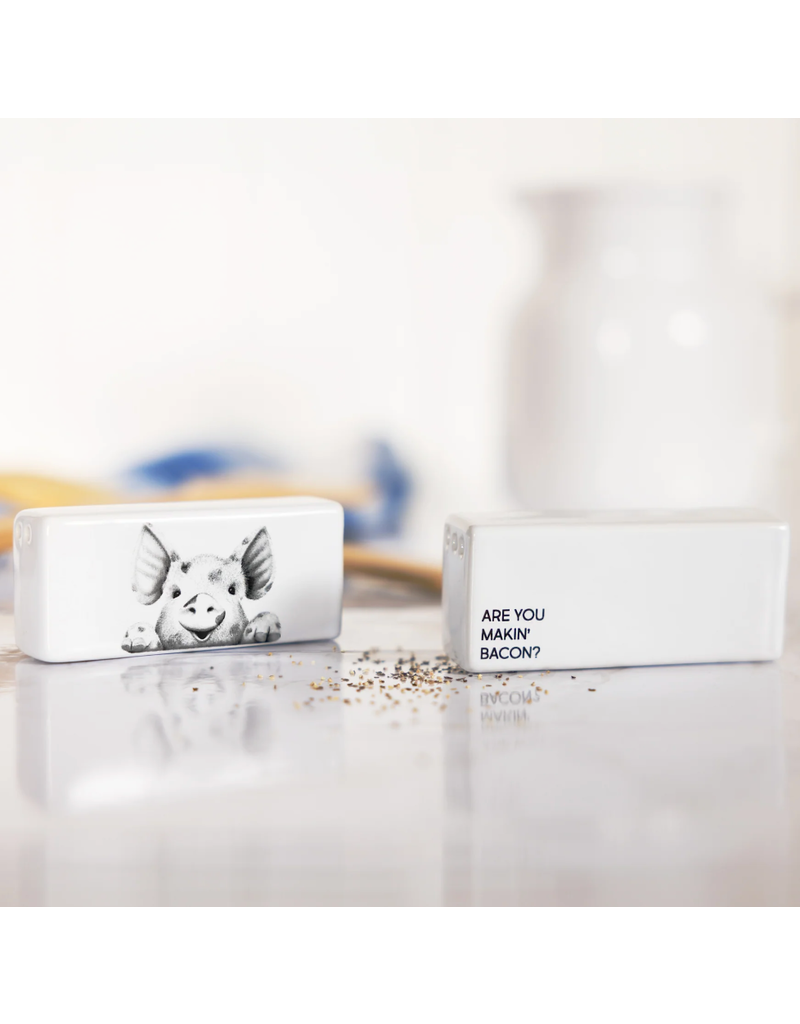 Pavilion Bacon-Salt&Pepper Shaker