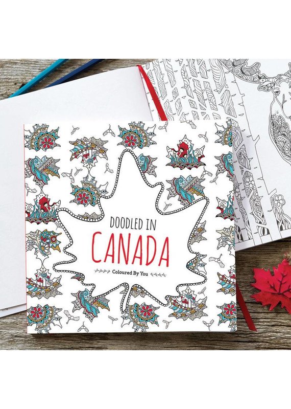 Doodle Lovely Doodle Lovely-Doodled in Canada Colouring Book
