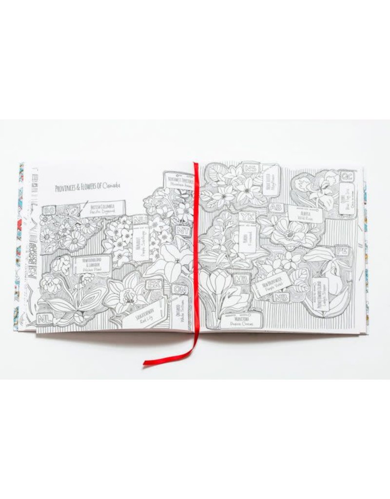 Doodle Lovely Doodle Lovely-Doodled in Canada Colouring Book