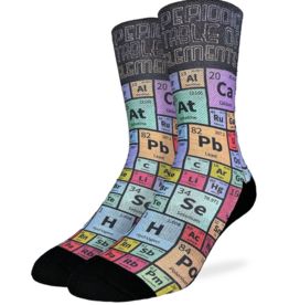 Good Luck Socks Men's Periodic Table of Elements Socks