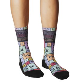 Good Luck Socks Women's Periodic Table Of Elements Socks