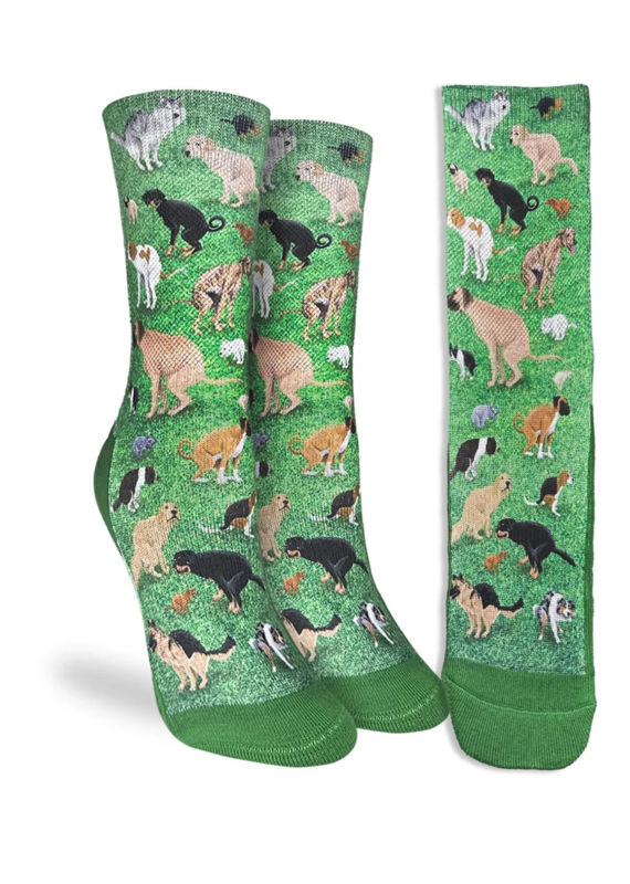 Good Luck Socks Women's Dogs Pooping Socks