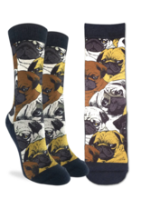 Good Luck Socks Women's Social Pugs Socks