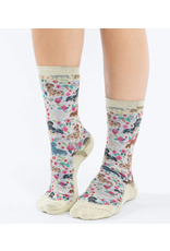 Good Luck Socks Women's Floral Dachshunds Socks