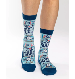 Good Luck Socks Women's So Many Books So Little Time Socks