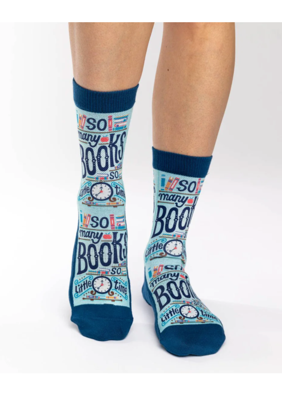 Good Luck Socks Women's So Many Book So Little Time Socks