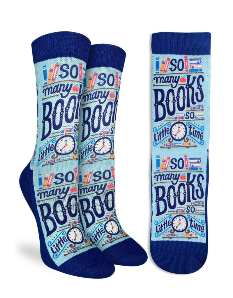 Good Luck Socks Women's So Many Books So Little Time Socks