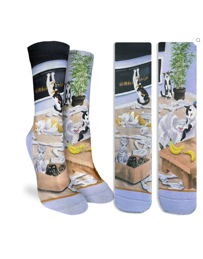 Good Luck Socks Women's Cats Causing Catastrophe Socks