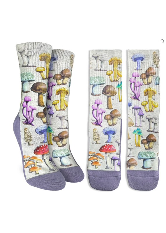 Good Luck Socks Women's Morphology of Mushrooms Socks