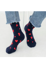 LimLim Rib Heart Short Socks