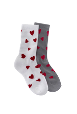 LimLim Rib Heart Short Socks