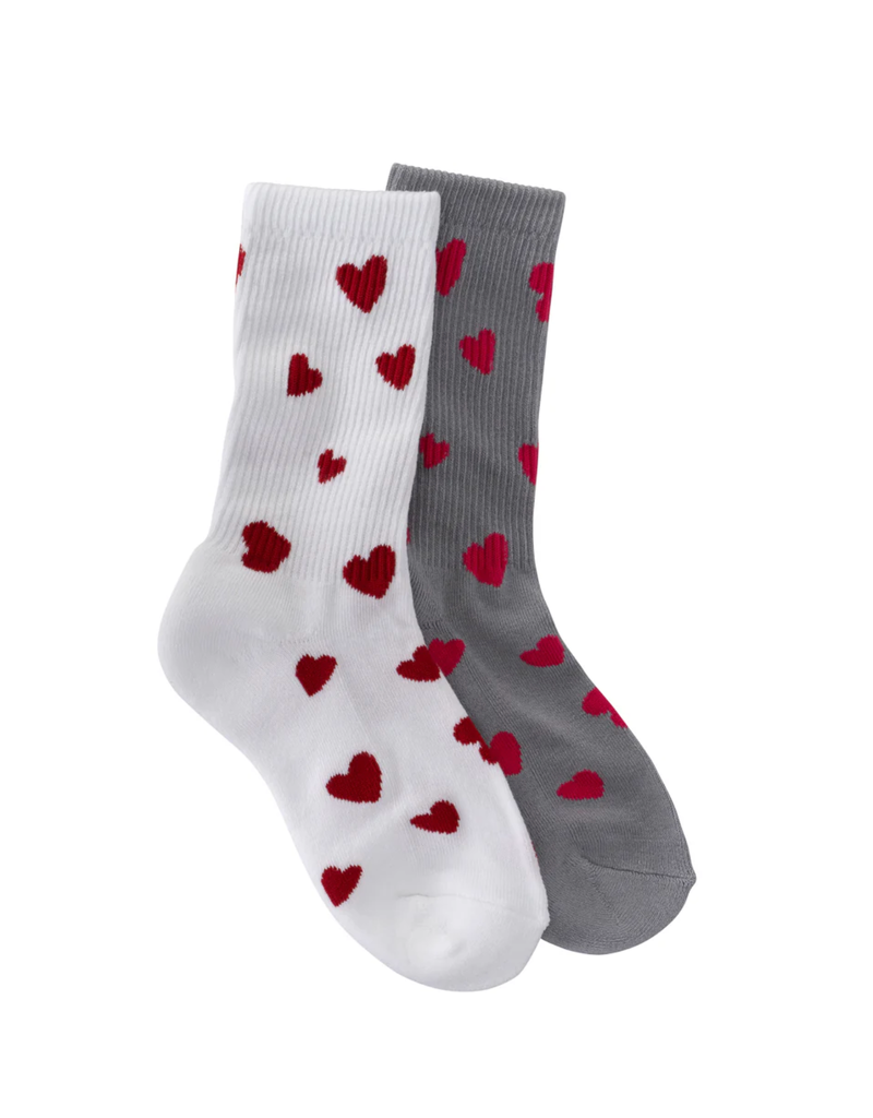LimLim Rib Heart Short Socks