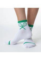 LimLim Tennis Racket Classic Crew Sock