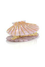 LimLim Cellulose Metallic Sea Shell Clip