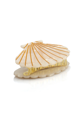 LimLim Cellulose Metallic Sea Shell Clip