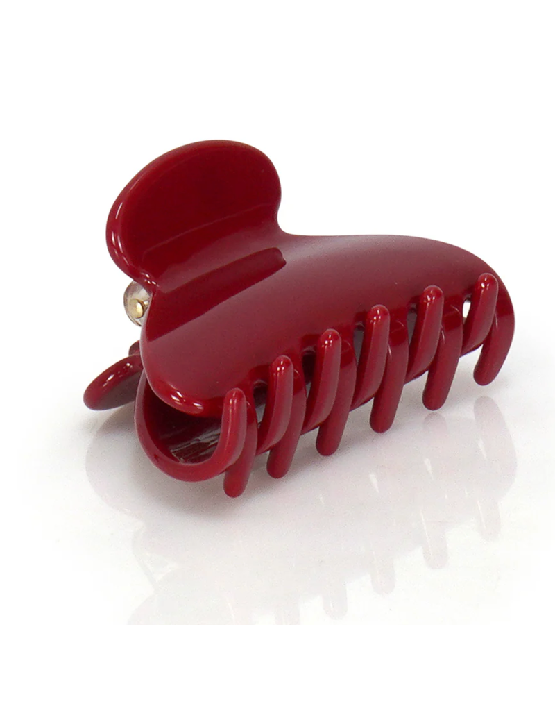 LimLim Short Luxe Clip-Crimson Red